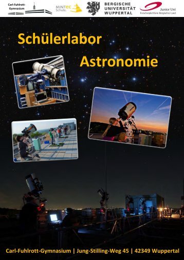 Das Schülerlabor Astronomie am Carl-Fuhlrott ... - NaT-Working