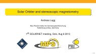 Solar Orbiter and stereoscopic magnetometry