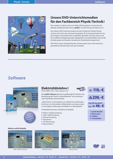 Physik/Technik 2013 - Medien für Schule und Ausbildung - GIDA