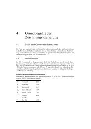 4 Grundbegriffe der Zeichnungstolerierung - Oldenbourg Verlag