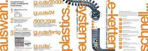 igus® Energieketten und -Systeme Katalog 03/2013 deutsch