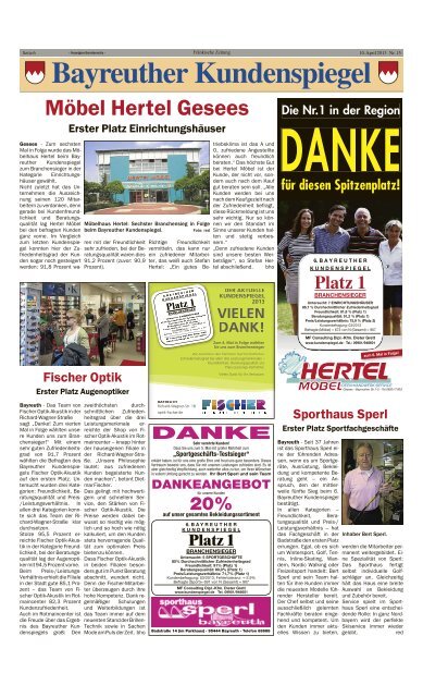 BAYREUTH - E-Paper - Fränkische Zeitung