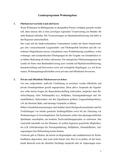 15 Punkte Programm ( PDF / 110 KB ) - Hessisches Ministerium für ...