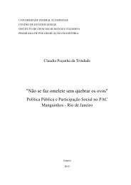 NÃ£o se faz omelete sem quebrar os ovos - Ãrea de HistÃ³ria - UFF