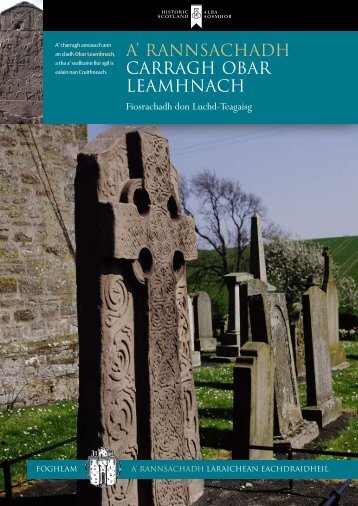 Carragh Obar Leamhnach [PDF,563KB] - Historic Scotland