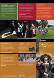 Events Guide - Historic Scotland