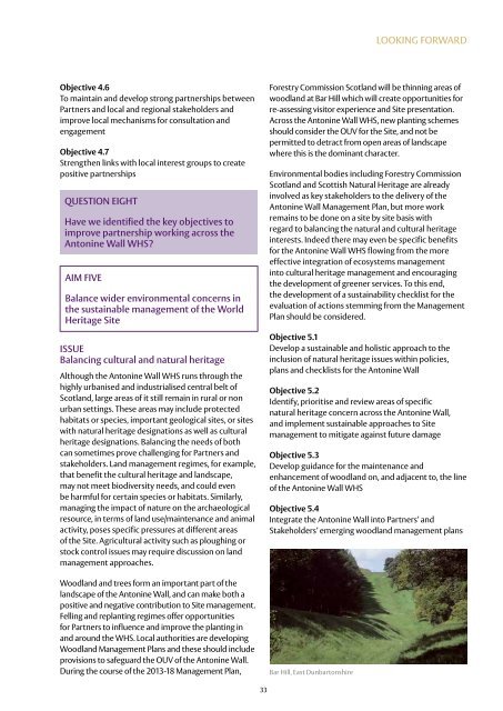 The Antonine Wall Management Plan 2013-18 - Glasgow City Council