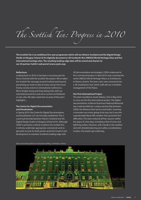 informing the conservation of the built env ironment - Historic Scotland