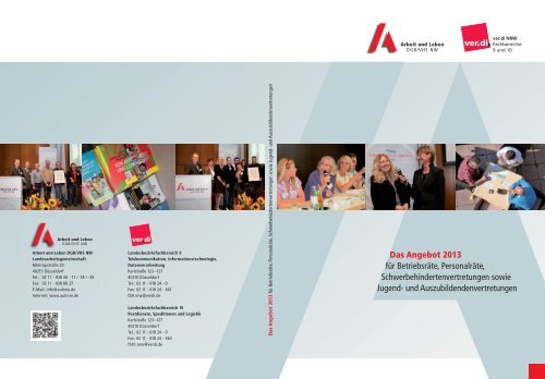 Broschu re 2013_Layout 1 - Arbeit und Leben DGB/VHS