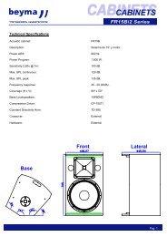 CABINETS FR15B/2 Mount