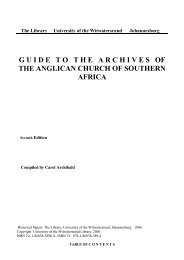 guidetothearchives of the anglican church - Historical Papers ...
