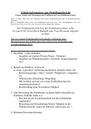 Praktikumsbericht Ein Beispiel Gymnasium Der Stadt Meschede