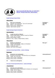 Gemeinschafts-RA Wandlitz am 22.06.2013 - Spaniel Club ...