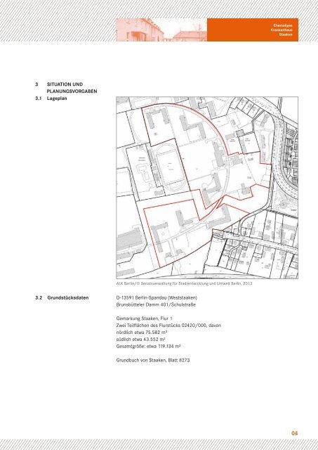 ehemaligen Krankenhauses Staaken - Liegenschaftsfonds Berlin