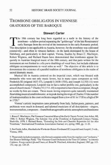 Full Text Document (3.92 mb) - Historic Brass Society