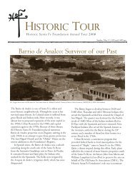 HISTORIC TOUR - Historic Santa Fe Foundation