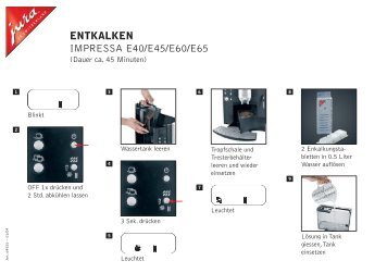 ENTKALKEN IMPRESSA E40/E45/E60/E65 - Esperanza
