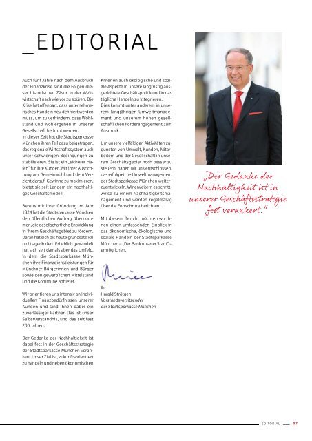 Nachhaltigkeitsbericht 2013 (PDF) - Stadtsparkasse München