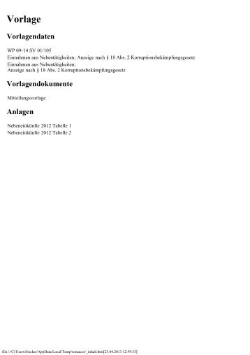 Anlagen - Hilden
