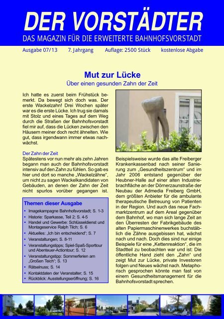 Ausgabe Juli 2013 - Der Vorstädter