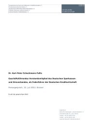 Statement von Dr. Schackmann-Fallis, DSGV - Die Deutsche ...