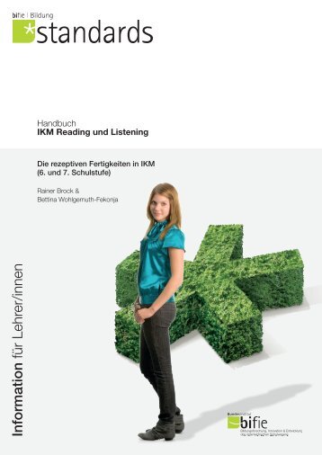 Handbuch IKM Reading und Listening. Die rezeptiven - Bifie