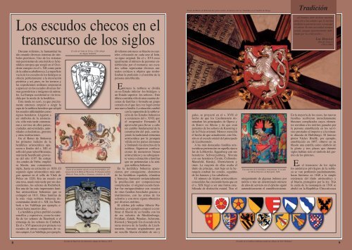 Los escudos checos en el transcurso de los siglos