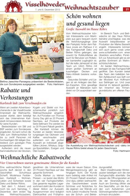 in VISSELHÖVEDE - Rotenburger Rundschau