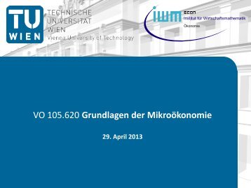 3. Die Kosten in der langen Frist
