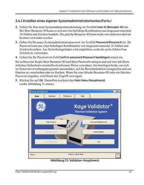 Kaye Validator® - GE Measurement & Control