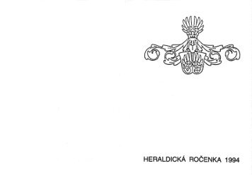 HERALDICKÃ ROÄENKA 1994