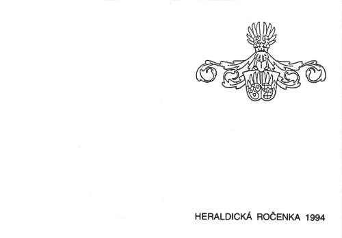 HERALDICKÃ ROÄŒENKA 1994