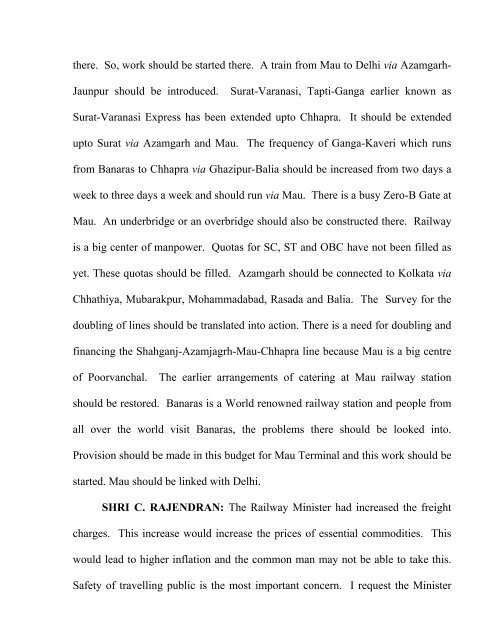 LOK SABHA     SYNOPSIS OF DEBATES (Proceedings other than ...