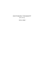 Fulltext - Historisk Tidskrift