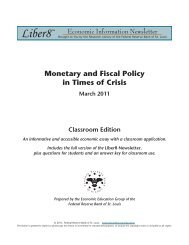 Monetary and Fiscal Policy in Times of Crisis - St. Louis Fed ...