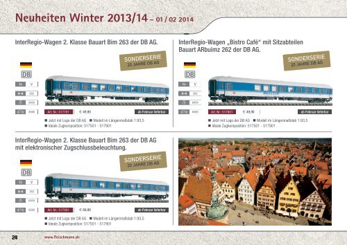 Neuheiten Winter 2013/2014 - Fleischmann