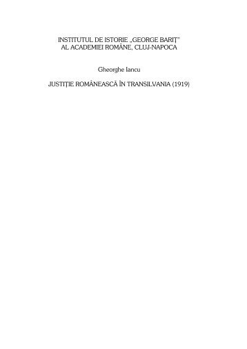 âgeorge bari[â al academiei romÃ¢ne - Institutul de Istorie