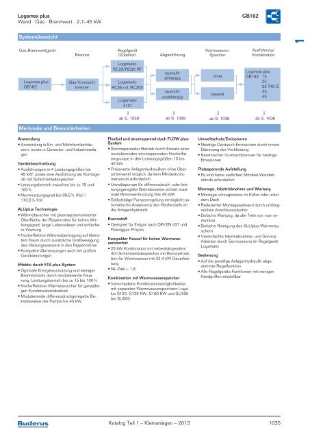 Buderus Gesamt-Preisliste und Rabattliste Katalog Teil 1 - Heizungs ...