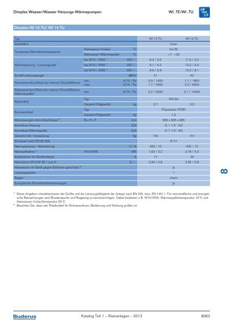 Buderus Gesamt-Preisliste und Rabattliste Katalog Teil 1 - Heizungs ...