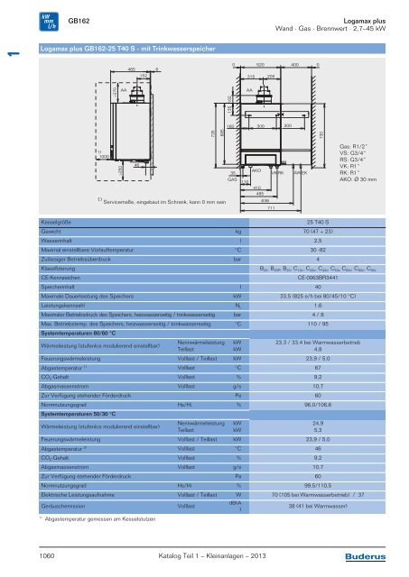 Buderus Gesamt-Preisliste und Rabattliste Katalog Teil 1 - Heizungs ...