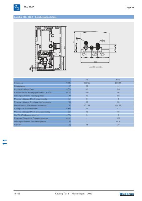 Buderus Gesamt-Preisliste und Rabattliste Katalog Teil 1 - Heizungs ...