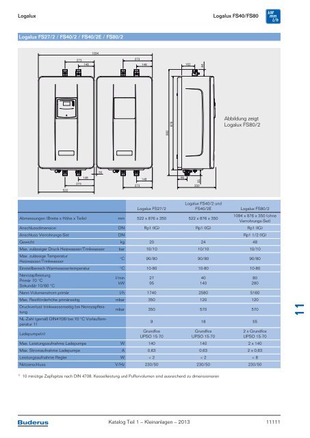 Buderus Gesamt-Preisliste und Rabattliste Katalog Teil 1 - Heizungs ...