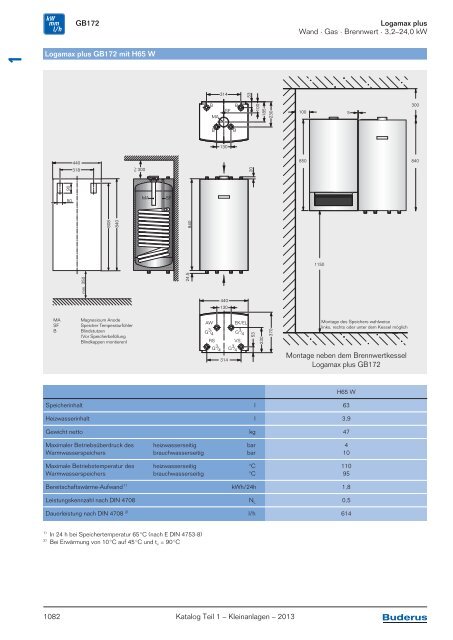 Buderus Gesamt-Preisliste und Rabattliste Katalog Teil 1 - Heizungs ...