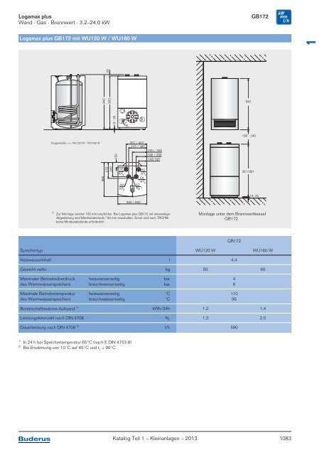 Buderus Gesamt-Preisliste und Rabattliste Katalog Teil 1 - Heizungs ...