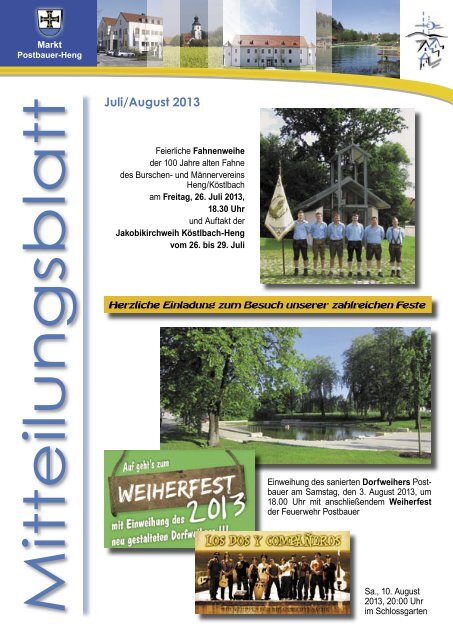 Juli/August 2013 - Postbauer-Heng
