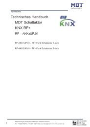 Handbuch MDT KNX RF+ Funk Schaltaktor