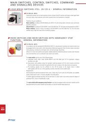 main switches, control switches, command and signalling ... - Schrack