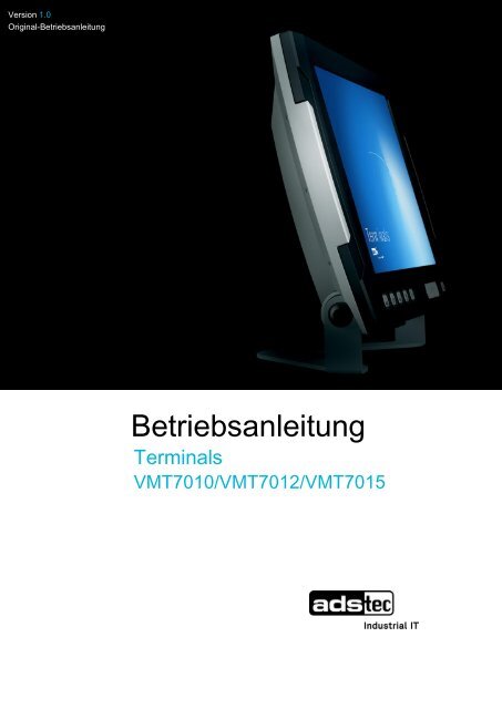 Betriebsanleitung VMT7010/7012/7015 - ads-tec