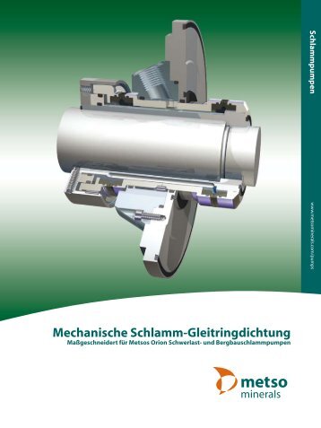 Mechanische Schlamm-Gleitringdichtung