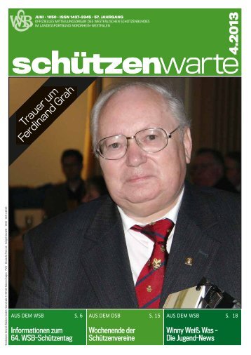 Trauer um Ferdinand Grah - Schützenwarte - WSB